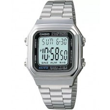 Casio Relógio Digital Vintage A178WA-1A Prata